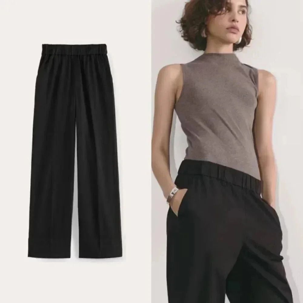 Everlane The Easy Pants 0, Black $88 NWT - Picture 3 of 7